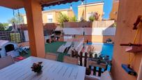 Terrace of Single-family semi-detached for sale in La Pobla de Vallbona  with Air Conditioner, Heating and Private garden