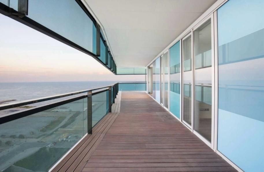Terrace of Flat for sale in  Barcelona Capital  with Heating, Private garden and Swimming Pool