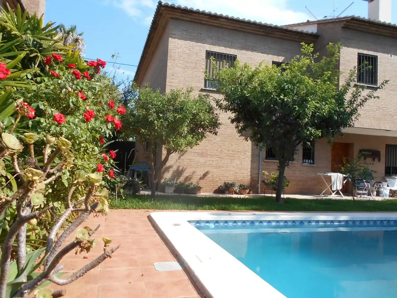 Garden of Houses for sale in Burriana / Borriana  with Air Conditioner, Private garden and Terrace