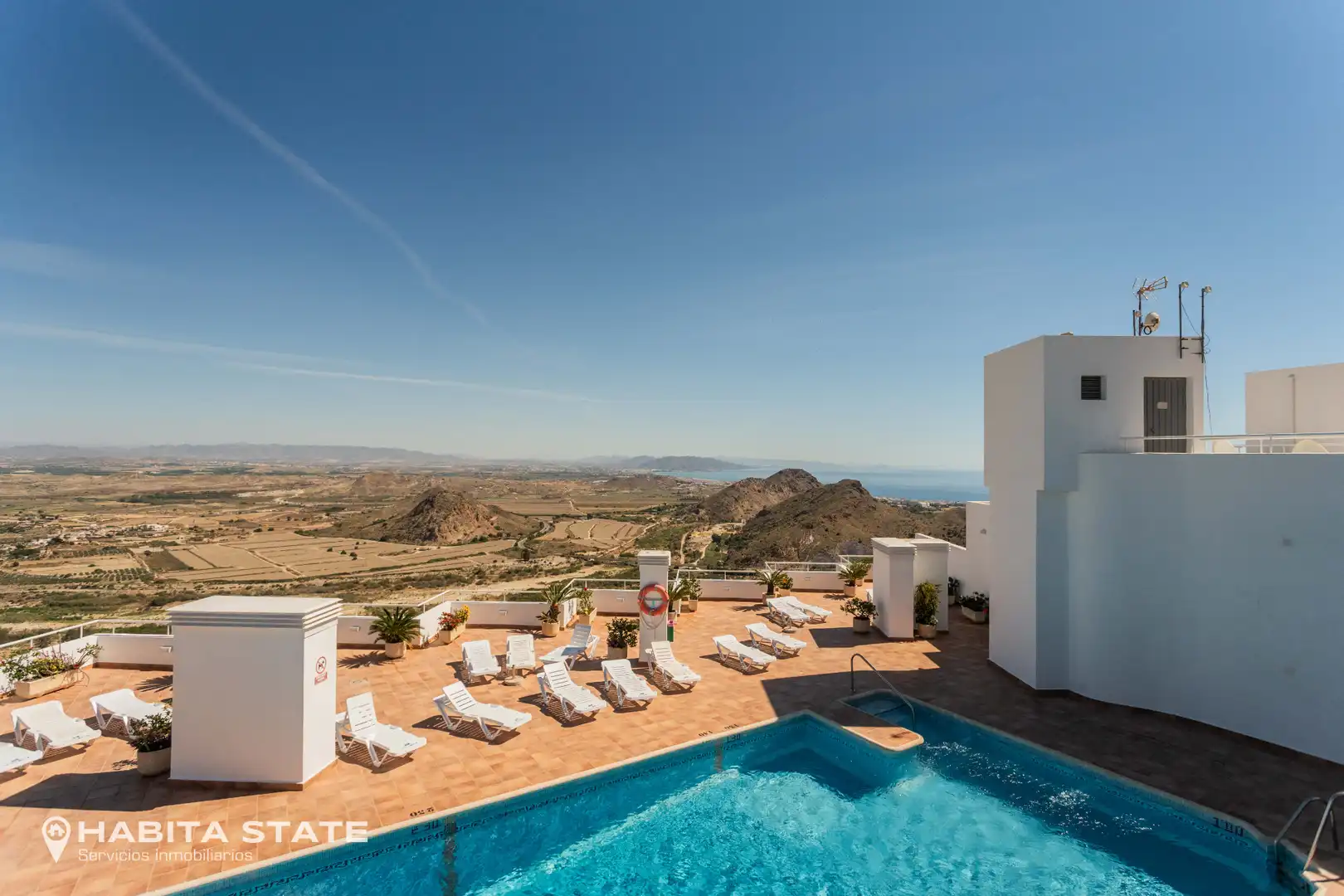 Terrace of Flat for rent in Mojácar  with Air Conditioner, Furnished and Pets allowed