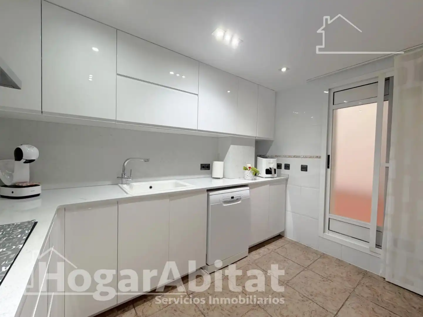 Kitchen of Flat for sale in Alboraya  with Air Conditioner, Heating and Terrace
