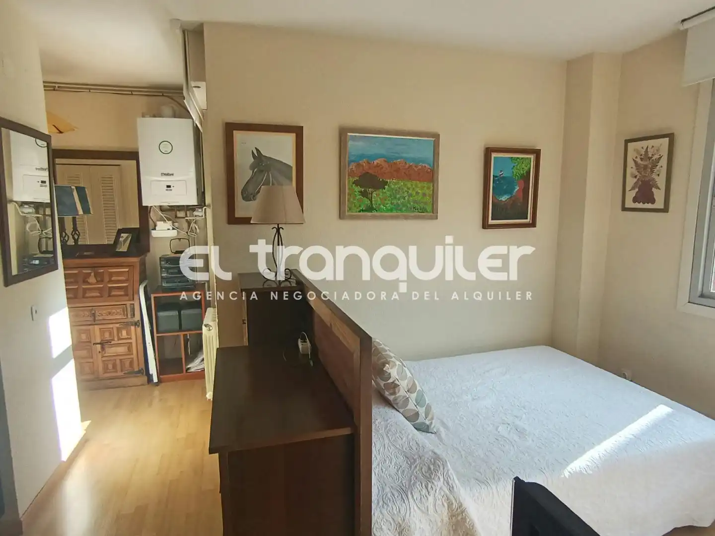 Bedroom of Study for rent in Pozuelo de Alarcón  with Swimming Pool, Furnished and Washing machine