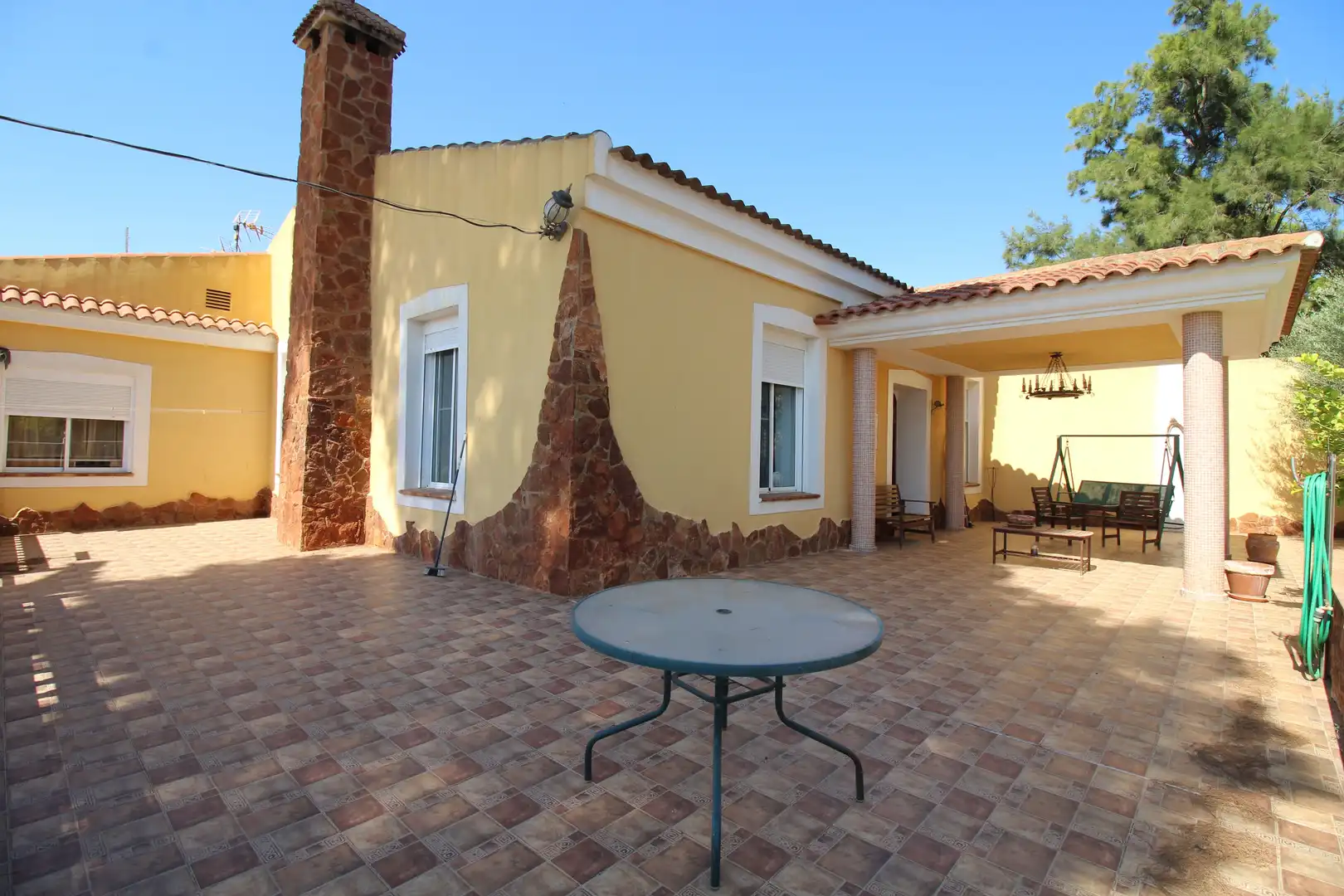 Vista exterior de Finca rústica en venta en Cartagena con Aire acondicionado, Jardín privado y Terraza