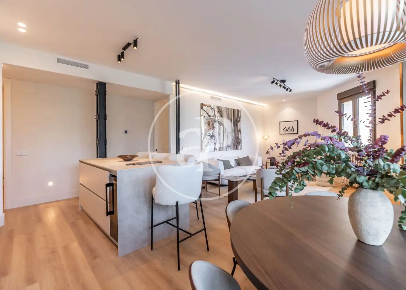 Living room of Flat for sale in Madrid  with Heating and Furnished