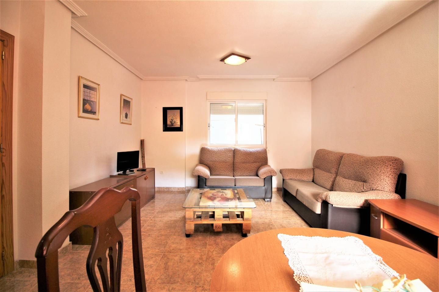 Sala d'estar de Dúplex de lloguer en  Almería Capital amb Terrassa i Moblat