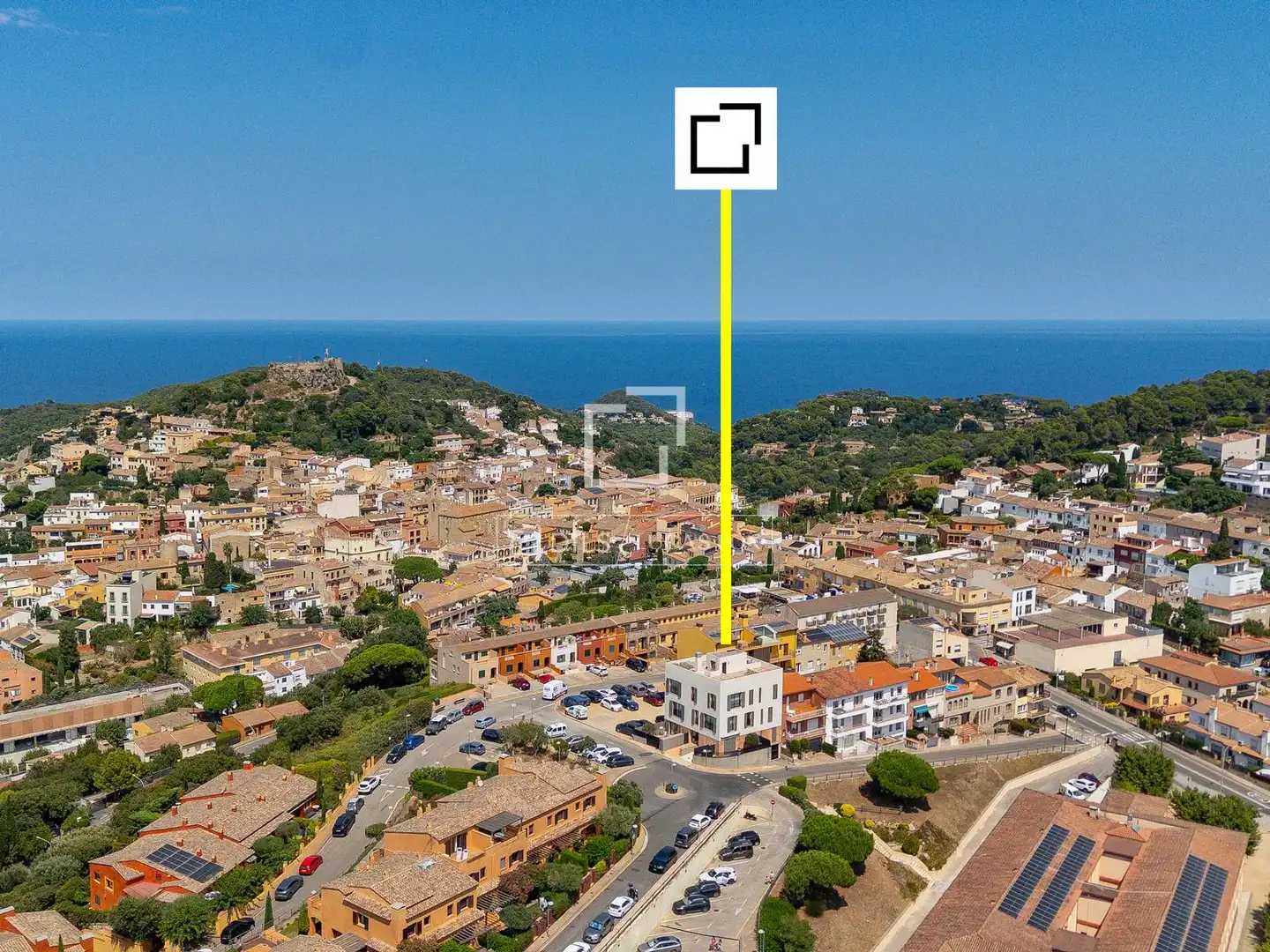 Außenansicht von Wohnung zum Verkauf in Begur mit Klimaanlage, Heizung und Terrasse