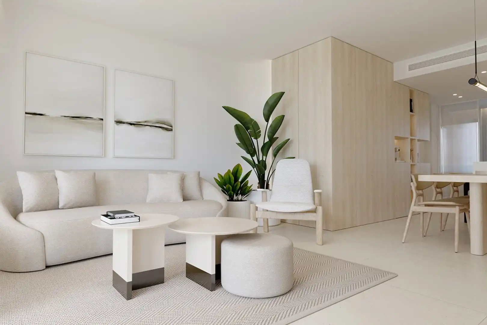 Living room of Flat for sale in La Manga del Mar Menor  with Air Conditioner, Heating and Private garden