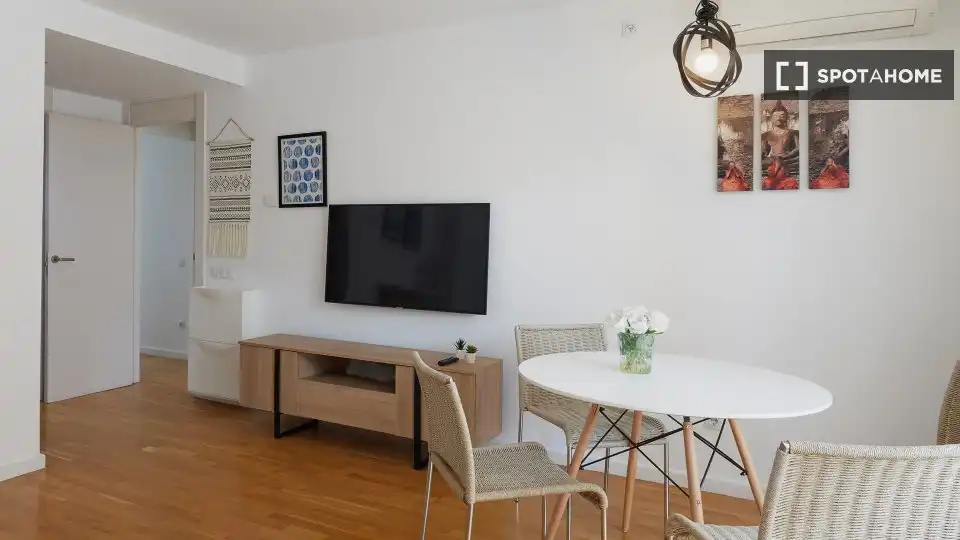 Living room of Apartments for share in Sant Cugat del Vallès  with Air Conditioner, Terrace and Furnished