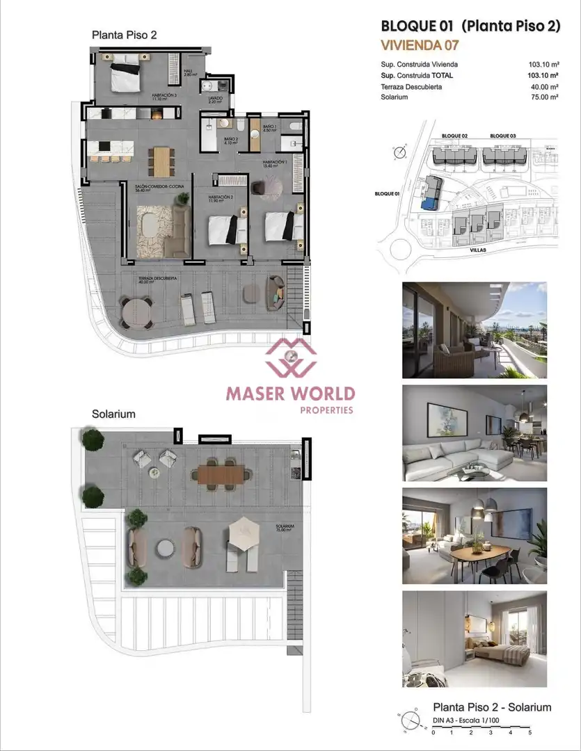 Attico con piscina in vendita a Balcón de Finestrat - Terra Marina, imagen 18