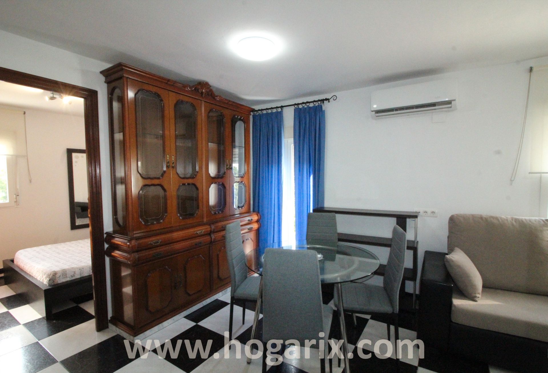 Dining room of Flat to rent in  Huelva Capital  with Furnished and Balcony