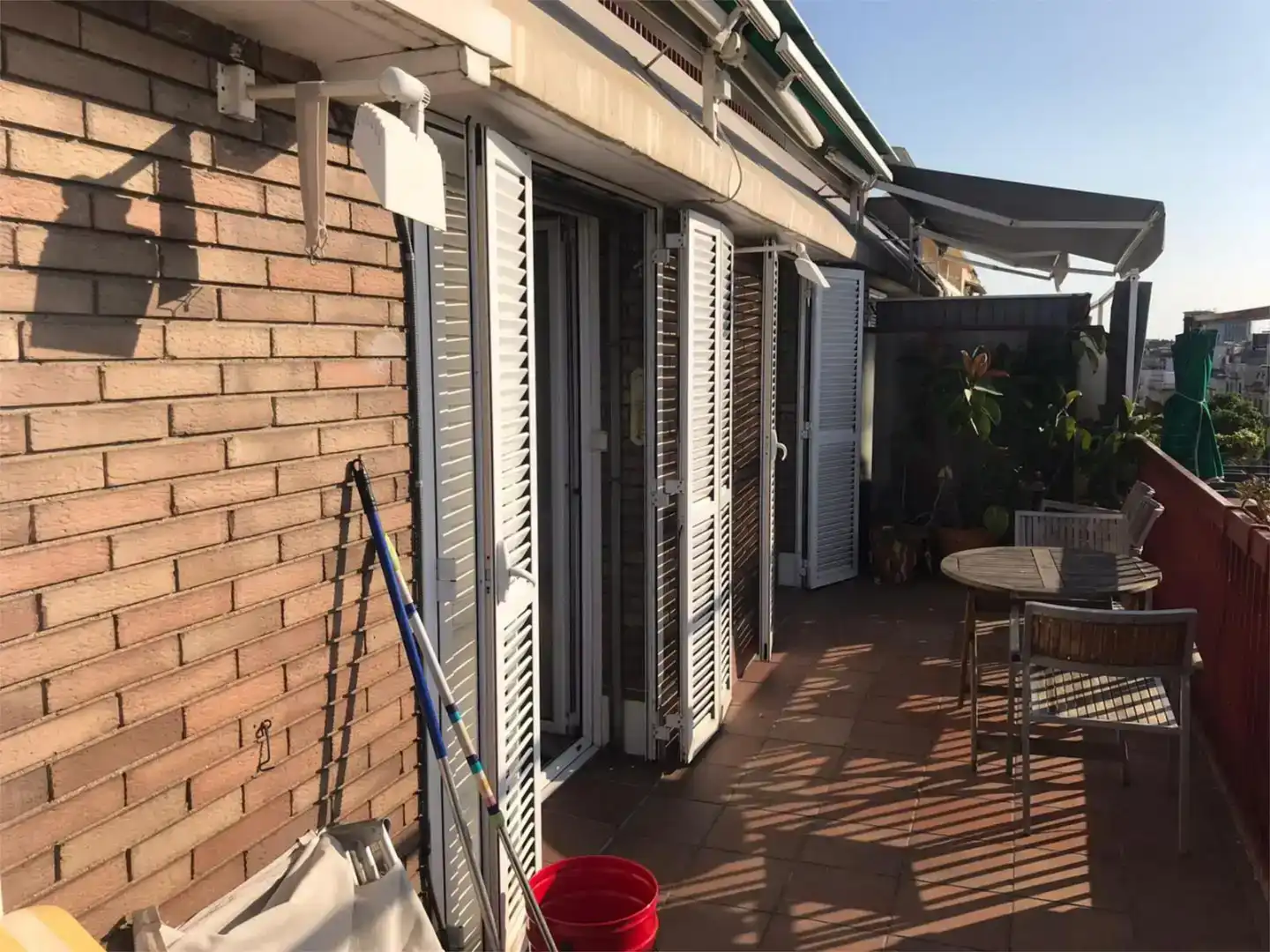 Balcony of Flat for rent in  Barcelona Capital  with Air Conditioner