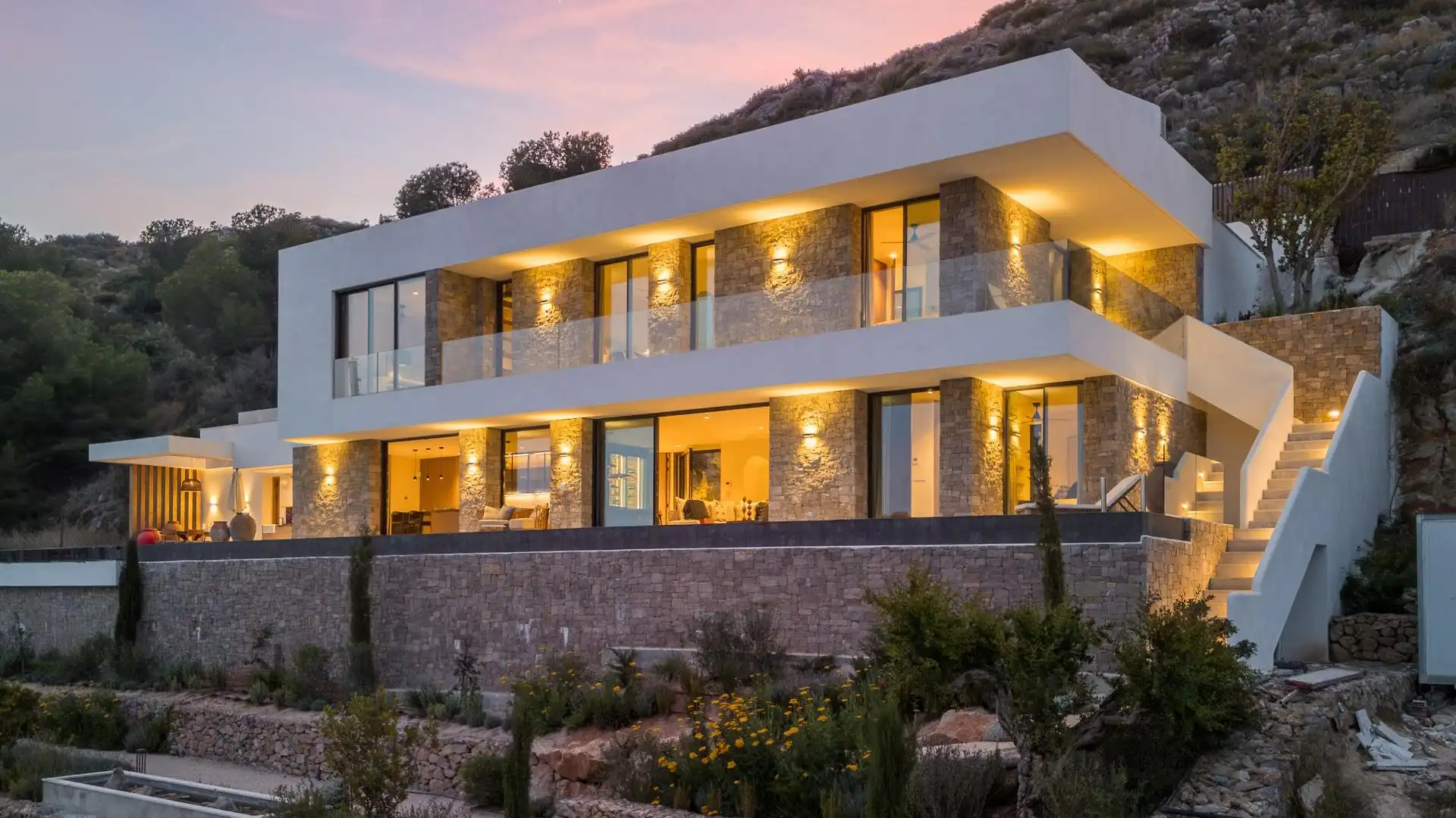 Vista exterior de Casa o xalet en venda en Jávea / Xàbia amb Aire condicionat, Calefacció i Jardí privat