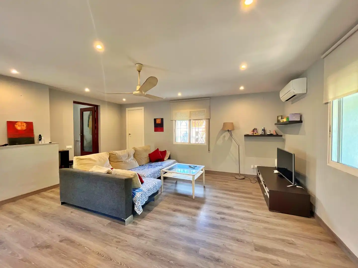 Wohnzimmer von Haus oder Chalet zum Verkauf in Roquetes mit Klimaanlage, Heizung und Privatgarten