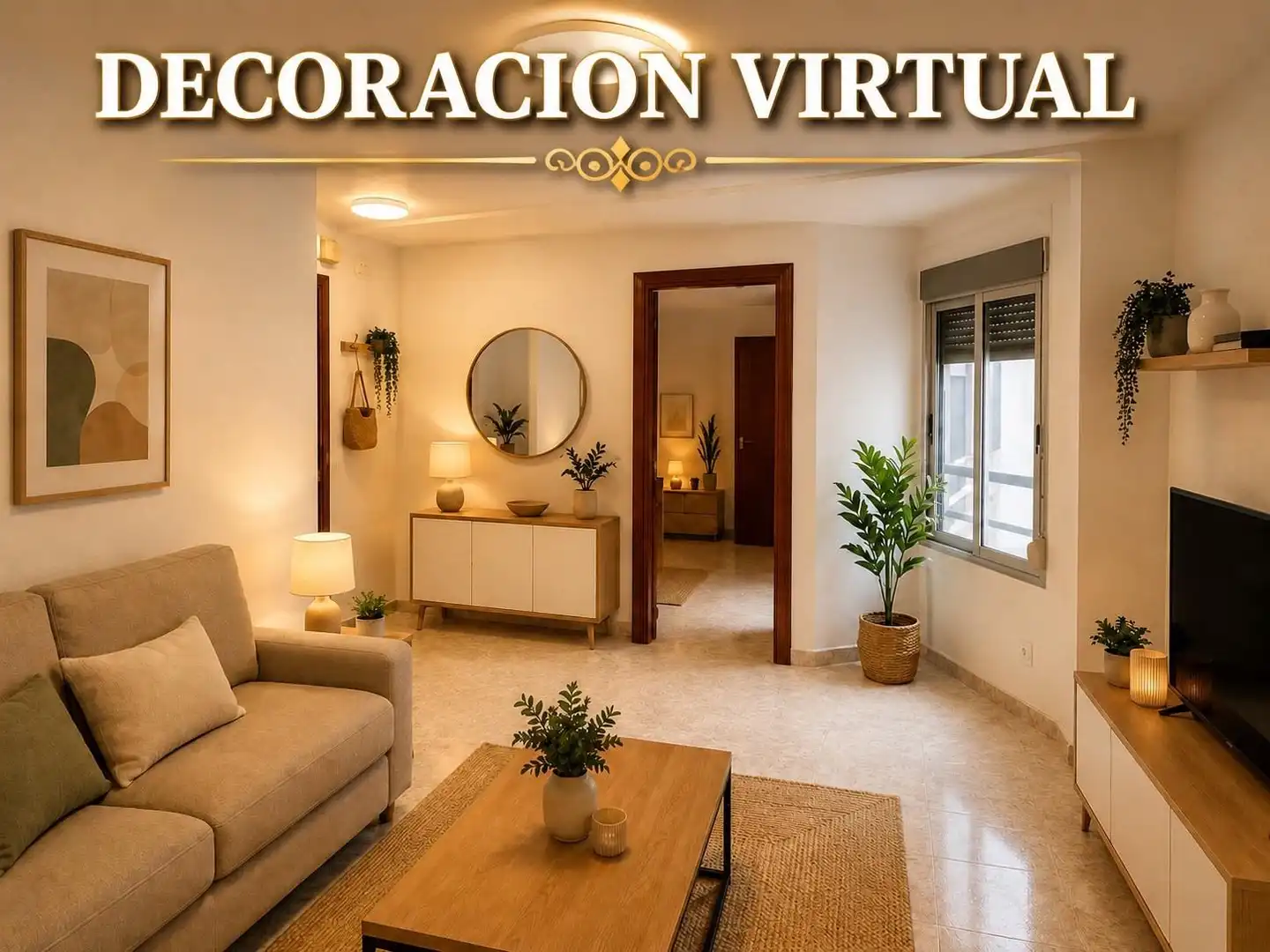 Living room of Flat for sale in Valencia  with Air Conditioner
