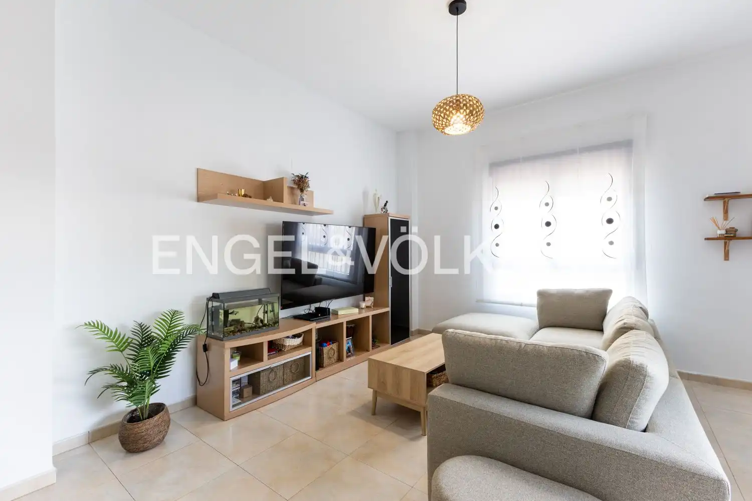 Wohnzimmer von Wohnung zum Verkauf in Les Alqueries / Alquerías del Niño Perdido mit Klimaanlage, Heizung und Terrasse