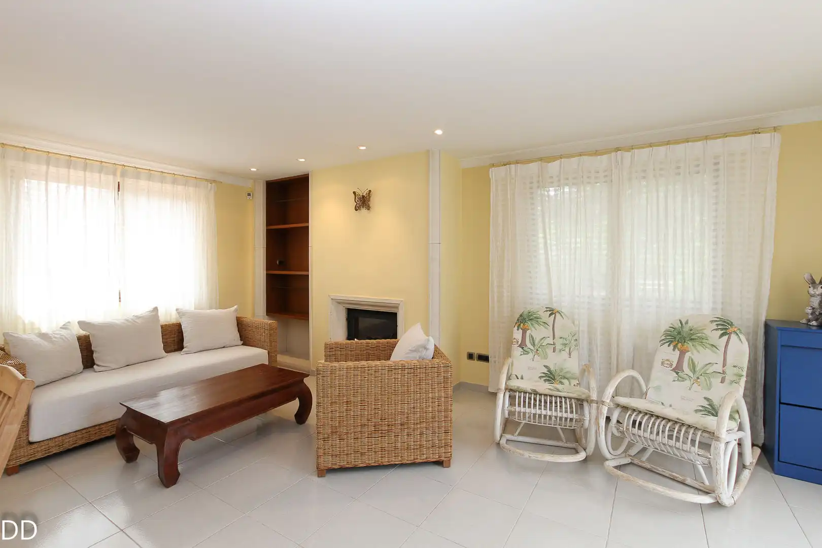 Sala de estar de Casa o chalet de alquiler en Dénia con Aire acondicionado, Calefacción y Jardín privado