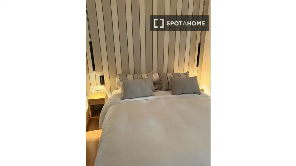 Habitación de Apartamento para compartir en Sant Cugat del Vallès con Aire acondicionado, Terraza y Amueblado
