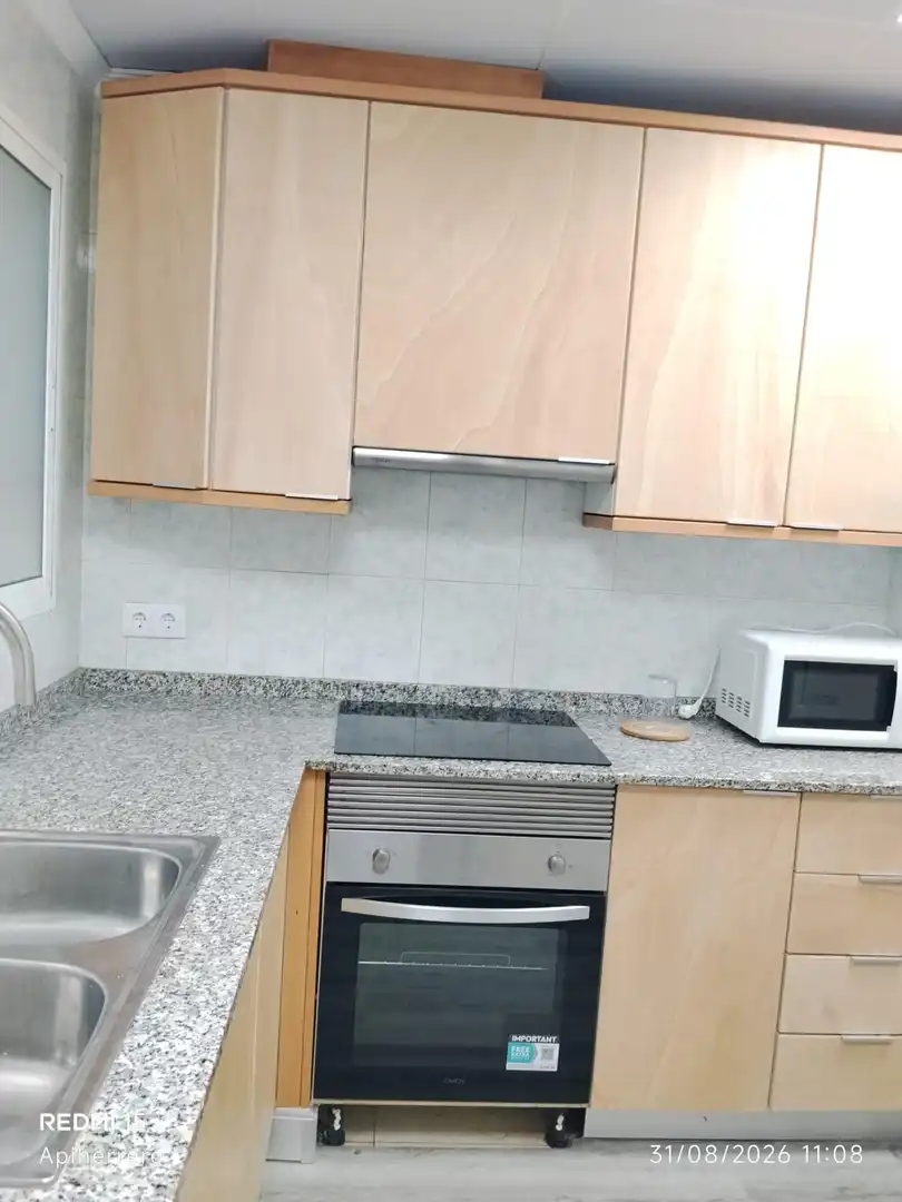 Kitchen of Flat for rent in Alicante / Alacant  with Air Conditioner and Furnished