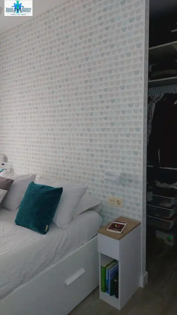 Bedroom of Flat for sale in Albacete  with Air Conditioner, Heating and Furnished