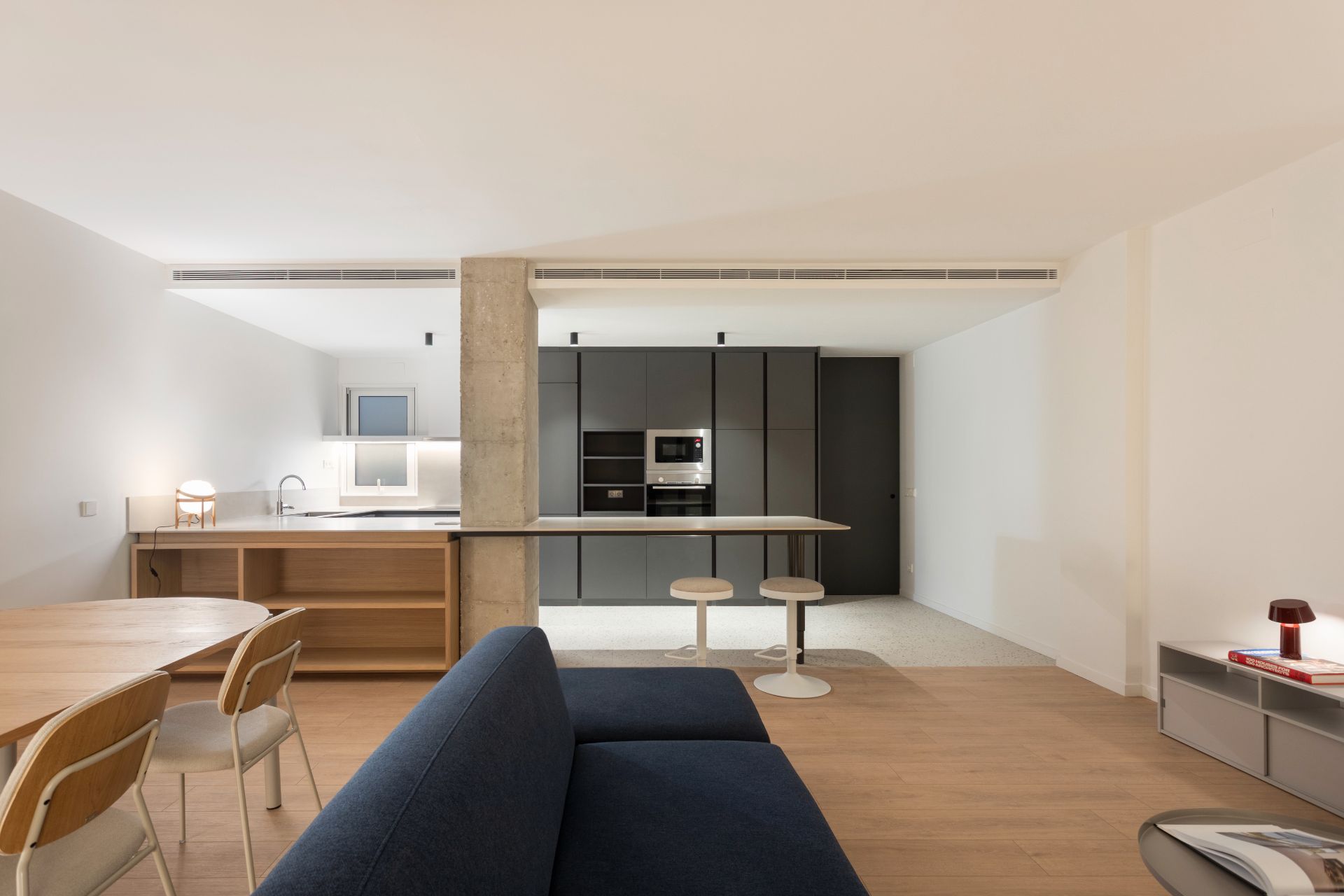 Kitchen of Flat for sale in  Barcelona Capital  with Air Conditioner, Heating and Parquet flooring