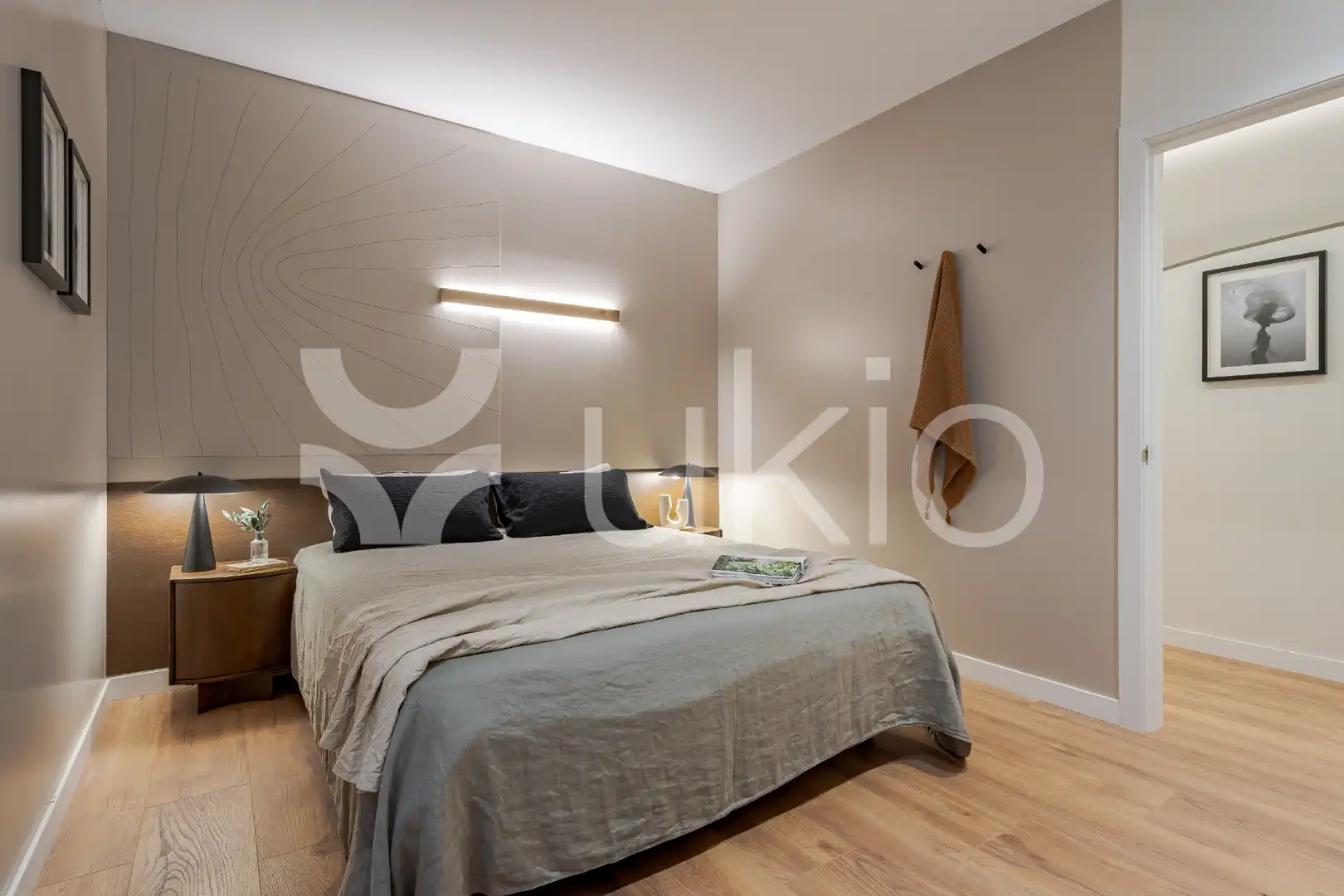 Schlafzimmer von Wohnungen zur Miete in Madrid mit Klimaanlage, Heizung und Möbliert