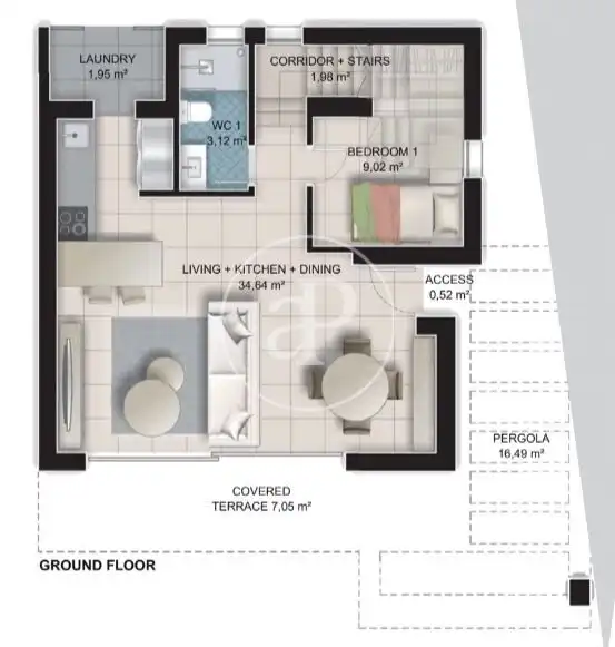 Bedroom of Houses for sale in San Miguel de Salinas  with Air Conditioner, Heating and Private garden