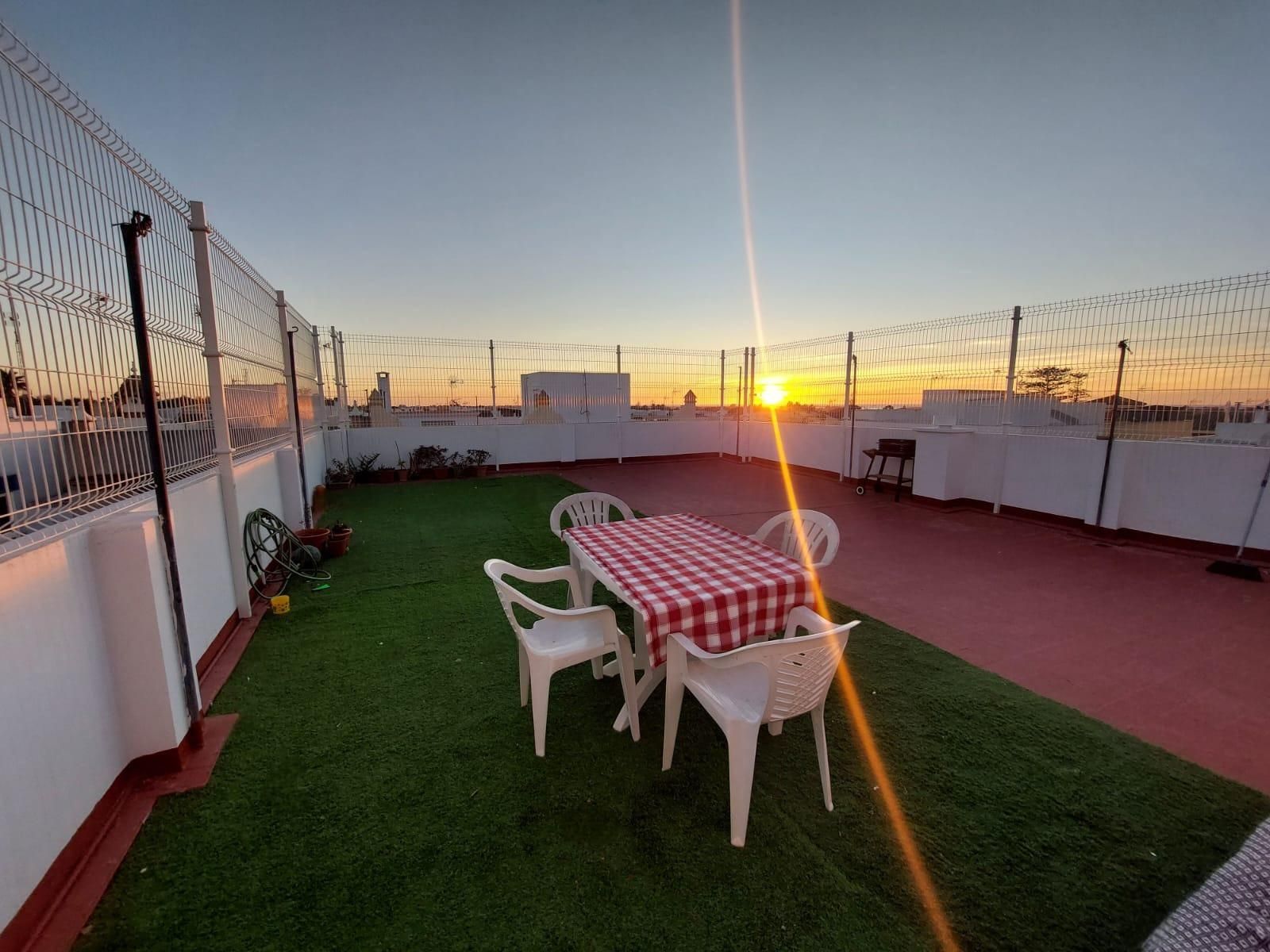Terrace of Single-family semi-detached for sale in Chiclana de la Frontera  with Air Conditioner, Terrace and Storage room