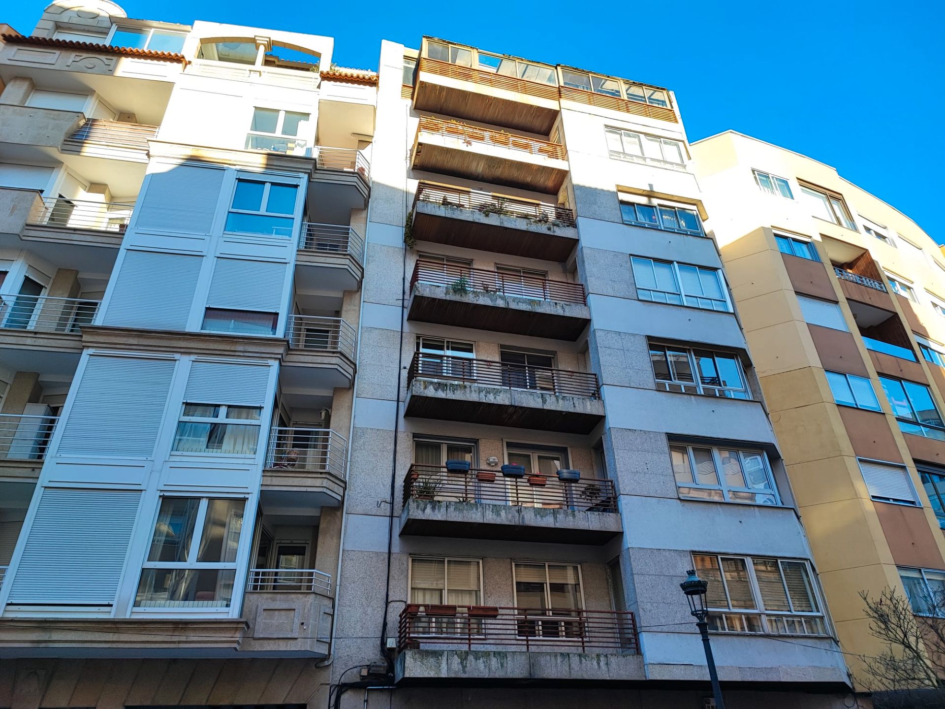 Exterior view of Flat for sale in Vigo   with Parquet flooring, Storage room and Balcony