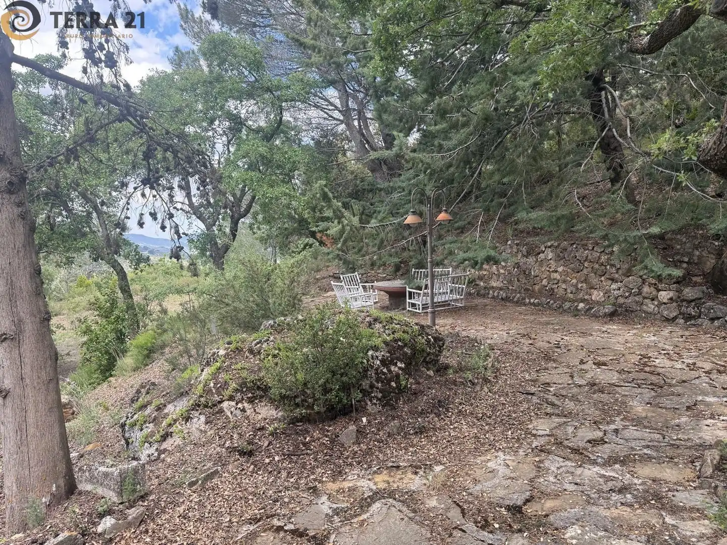 Terraza de Finca rústica en venta en Los Villares con Aire acondicionado