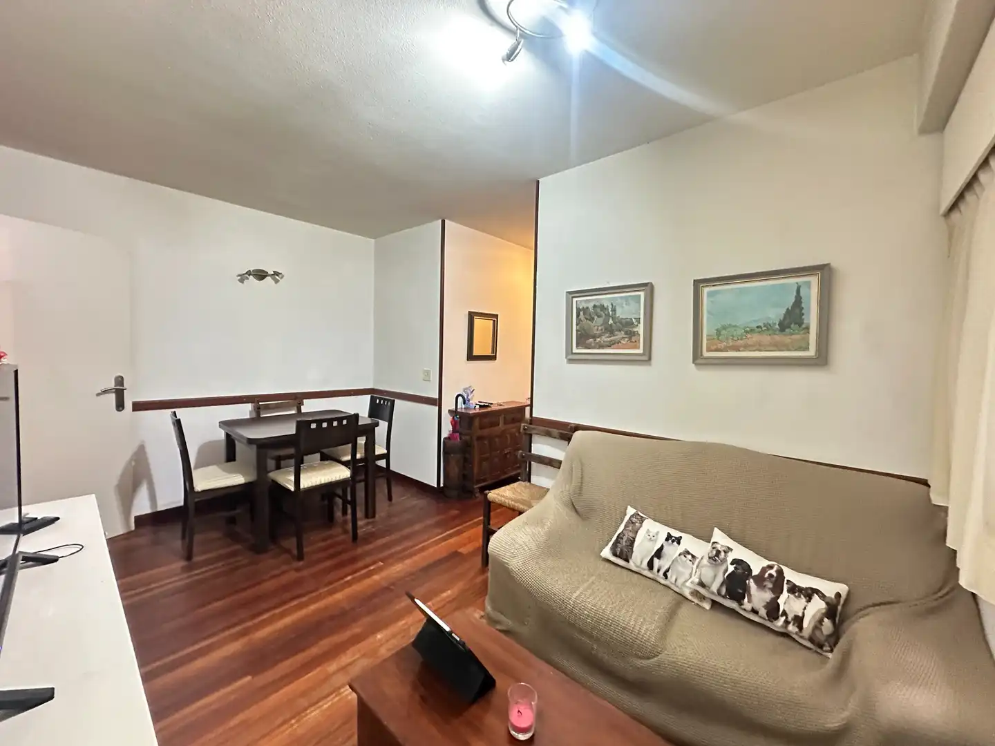 Wohnzimmer von Wohnung zum Verkauf in Santiago de Compostela  mit Heizung und Möbliert