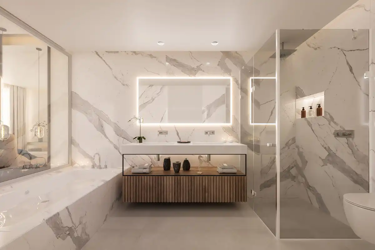 Baño de Piso en venta en Ojén con Terraza y Piscina