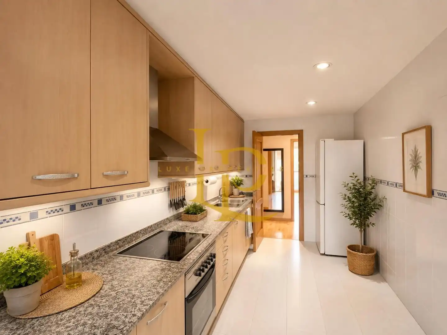 Kitchen of Flat for sale in Rubí  with Heating, Parquet flooring and Storage room
