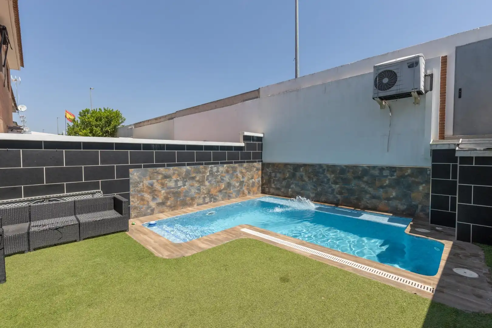 Piscina de Casa adosada en venta en Pulianas con Aire acondicionado, Calefacción y Terraza