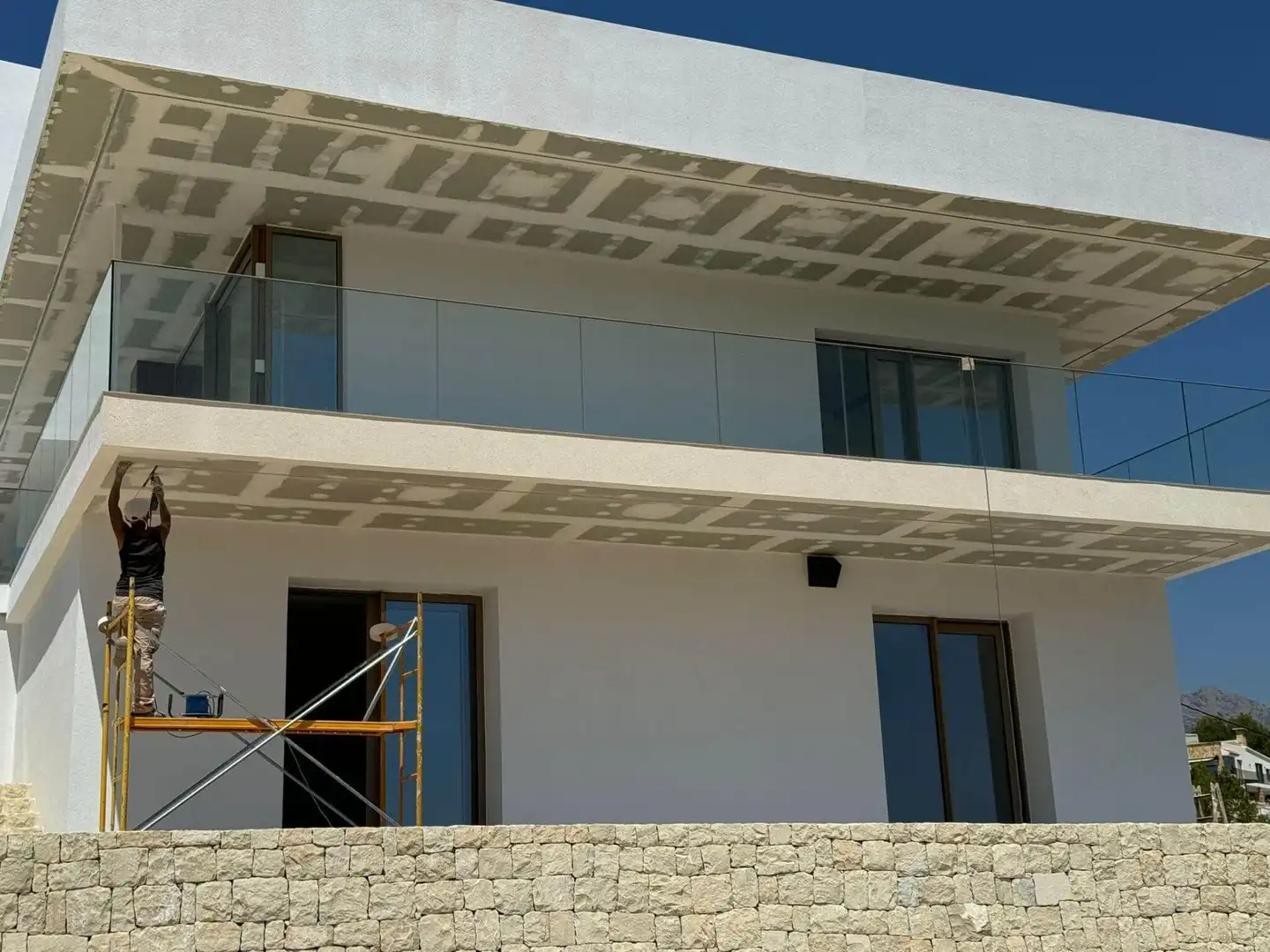 Vista exterior de Casa o chalet en venta en Benidorm con Aire acondicionado, Jardín privado y Terraza