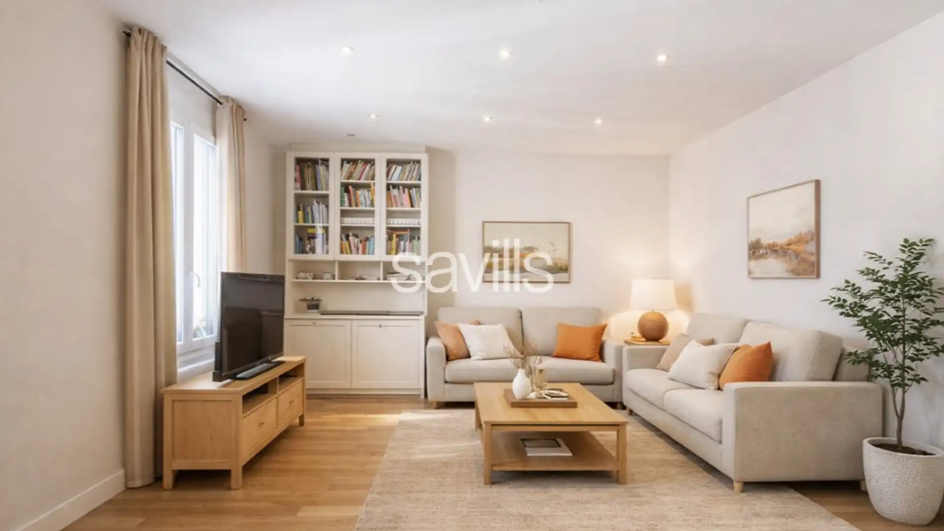 Sala d'estar de Apartament en venda en  Barcelona Capital amb Balcó