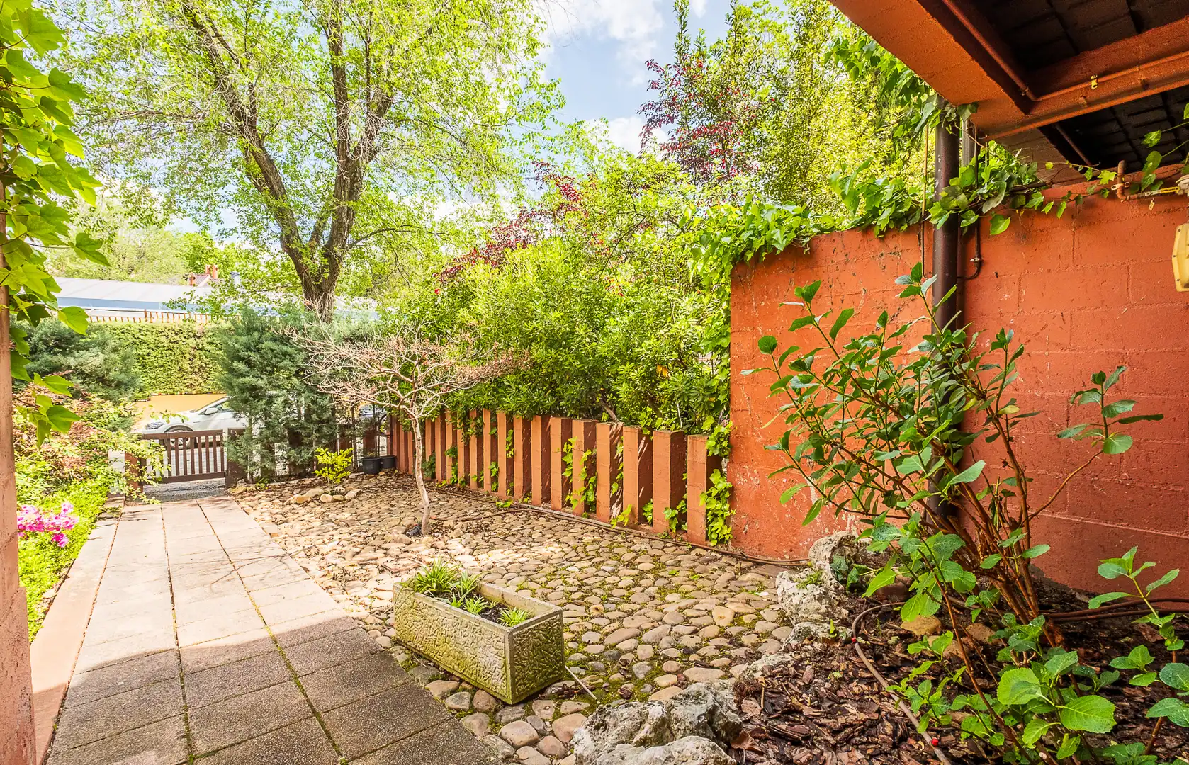 Jardín de Casa adosada en venta en Madrid