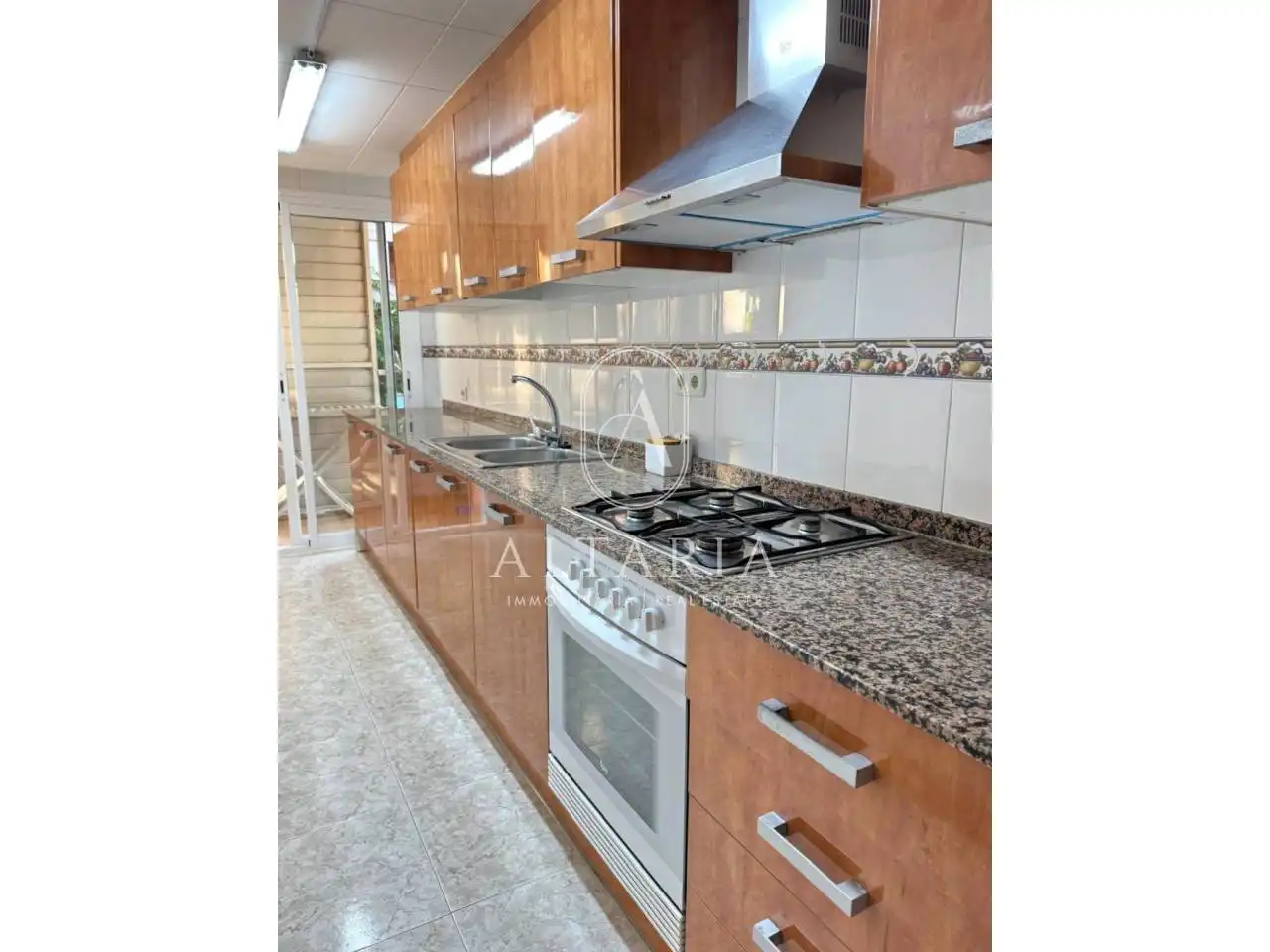 Cocina de Piso en venta en Malgrat de Mar con Calefacción, Terraza y Alarma