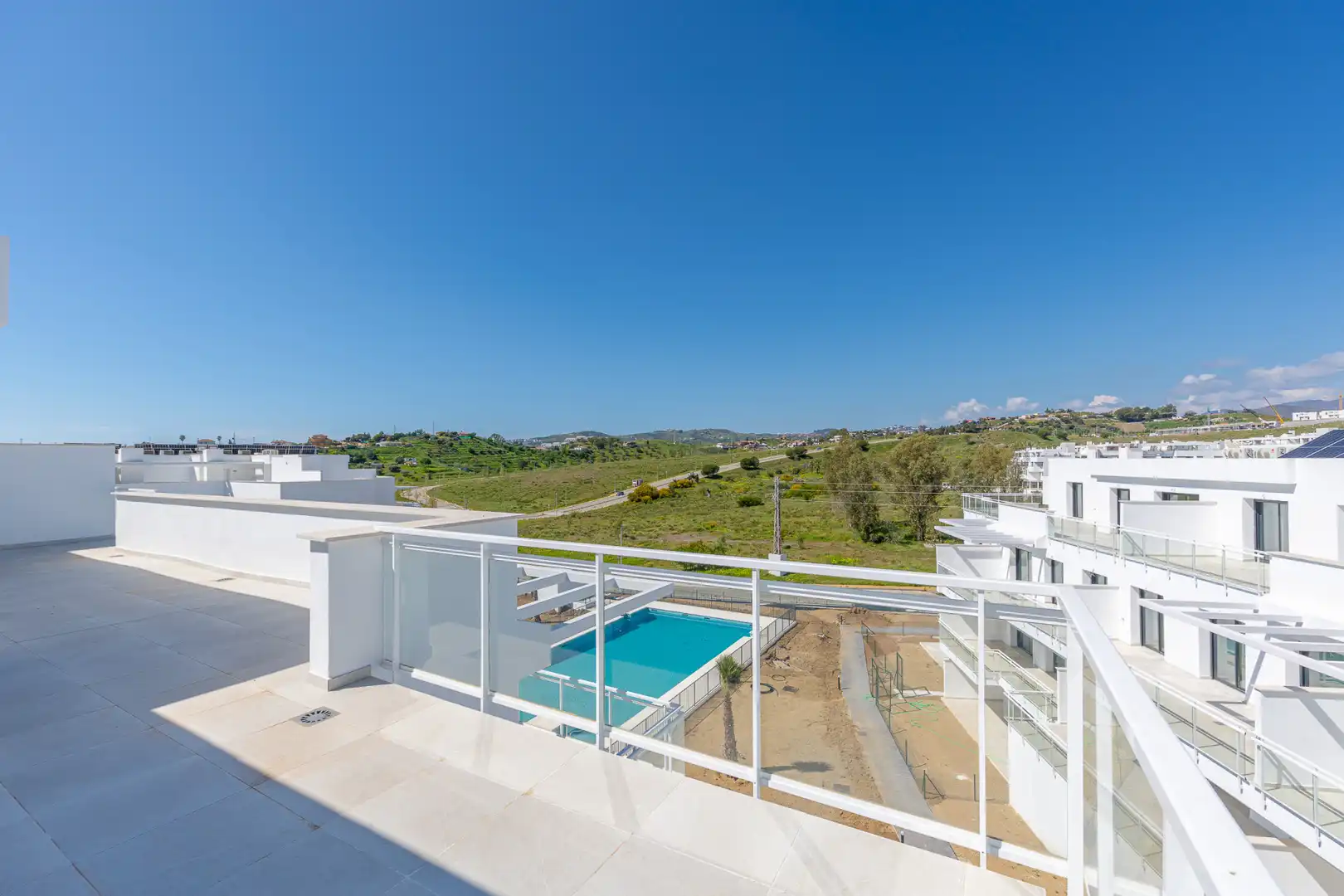 Swimming pool of Attic for sale in Mijas  with Air Conditioner, Terrace and Swimming Pool