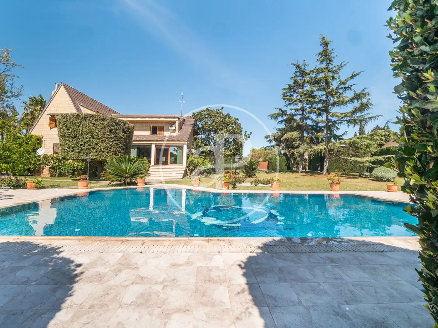 Jardín de Casa o chalet en venta en Godella con Aire acondicionado, Calefacción y Jardín privado