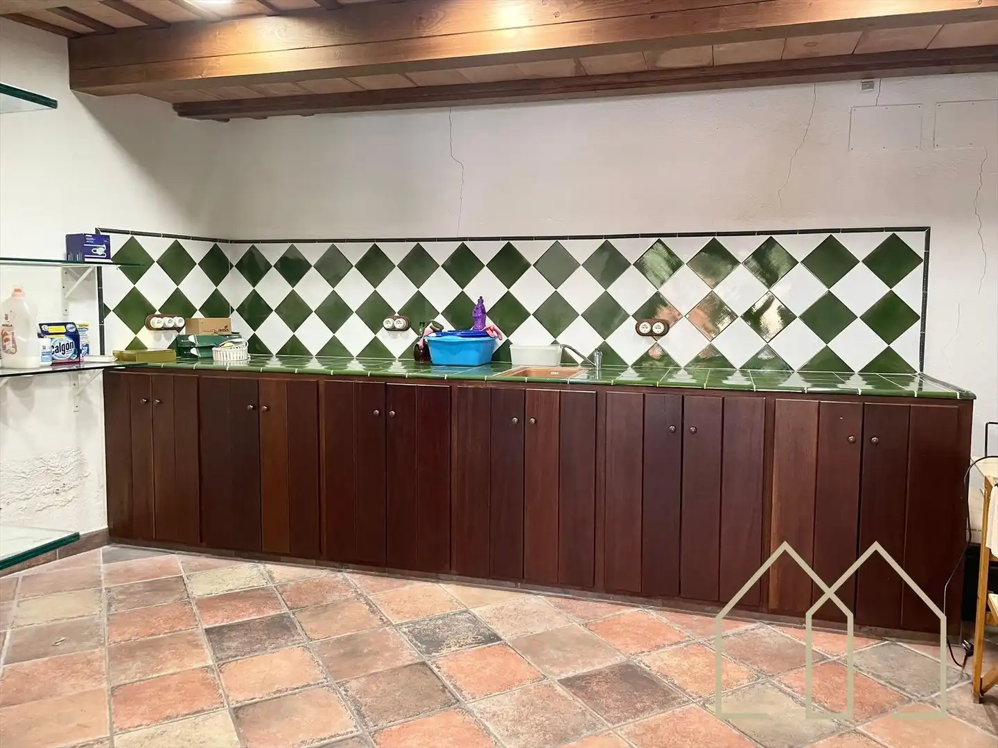 Cocina de Casa o chalet en venta en Sant Joan de Mollet con Aire acondicionado, Calefacción y Jardín privado