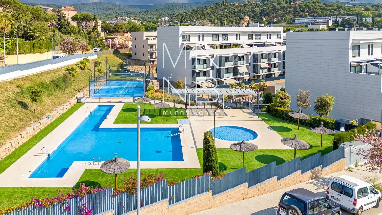 Vista exterior de Piso en venta en Sant Andreu de Llavaneres con Aire acondicionado, Calefacción y Trastero