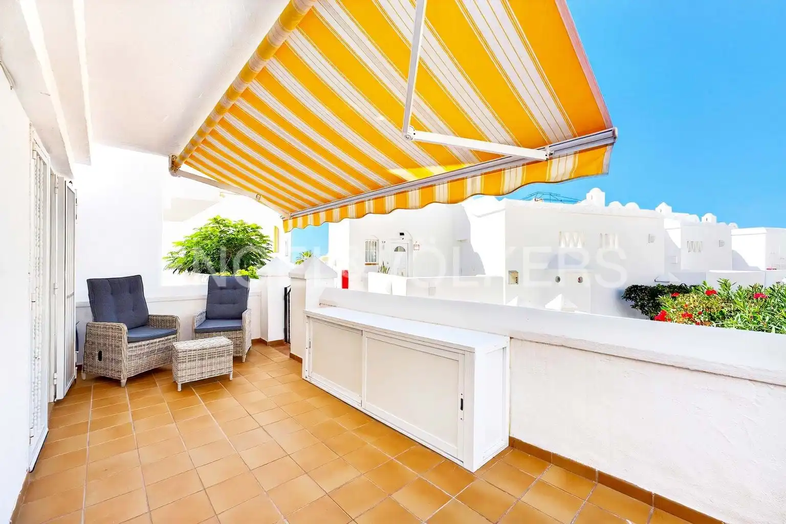 Terraza de Casa o chalet en venta en Adeje con Terraza, Piscina y Amueblado