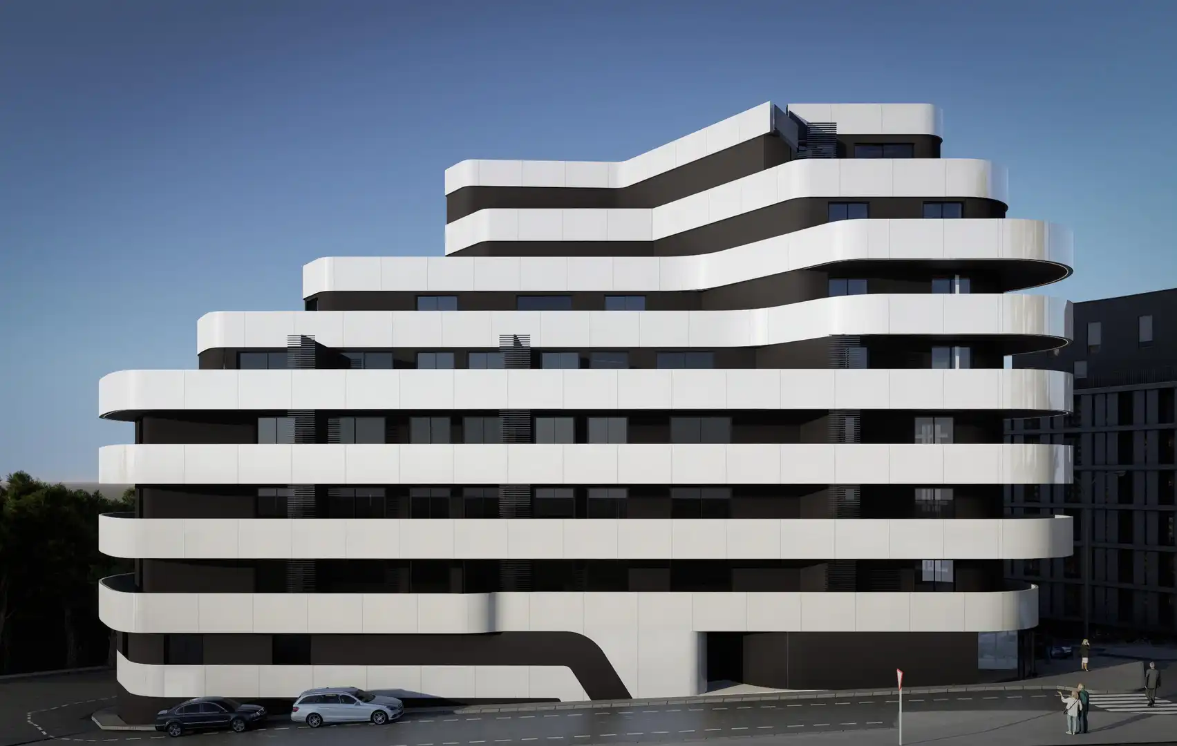 Vista exterior de Apartament en venda en Calpe / Calp amb Piscina comunitària