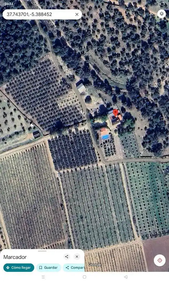 Finca rústica en venda en Peñaflor amb Aire condicionat, Jardí privat i Traster