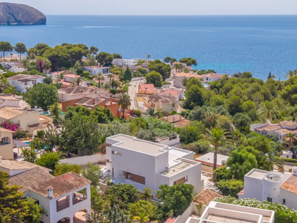 Exterior view of Houses for sale in Moraira  with Air Conditioner, Swimming Pool and Oven