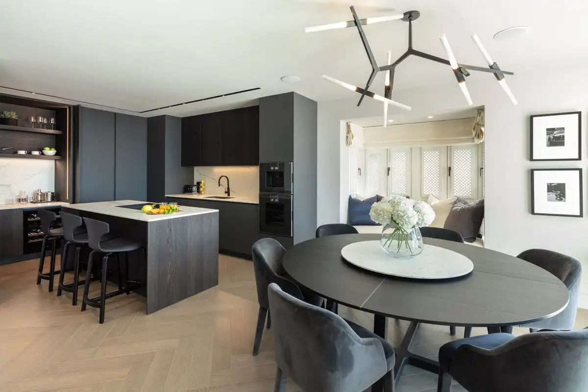 Kitchen of Duplexes for sale in Marbella  with Air Conditioner, Terrace and Community pool