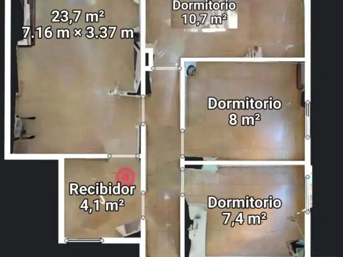 Bedroom of Flat for sale in  Madrid Capital  with Terrace
