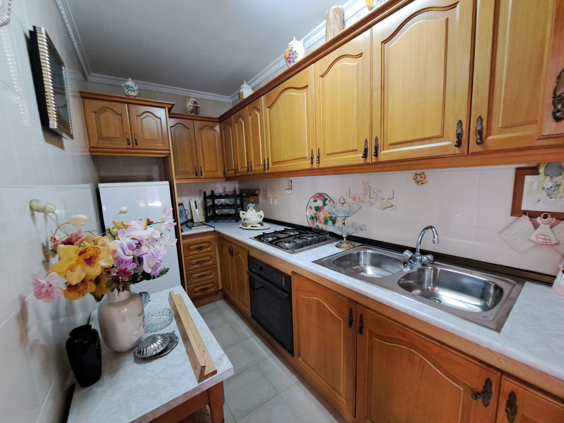 Kitchen of Flat for rent in Benalmádena  with Furnished