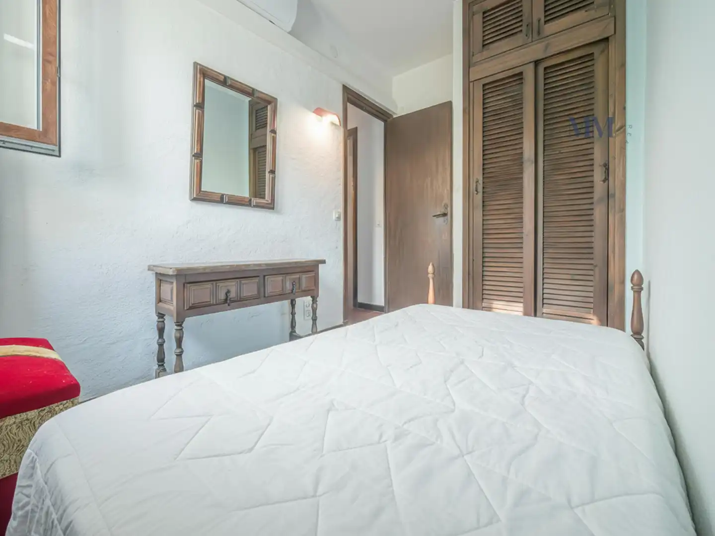 Schlafzimmer von Maisonette zum Verkauf in Es Castell mit Klimaanlage, Terrasse und Balkon