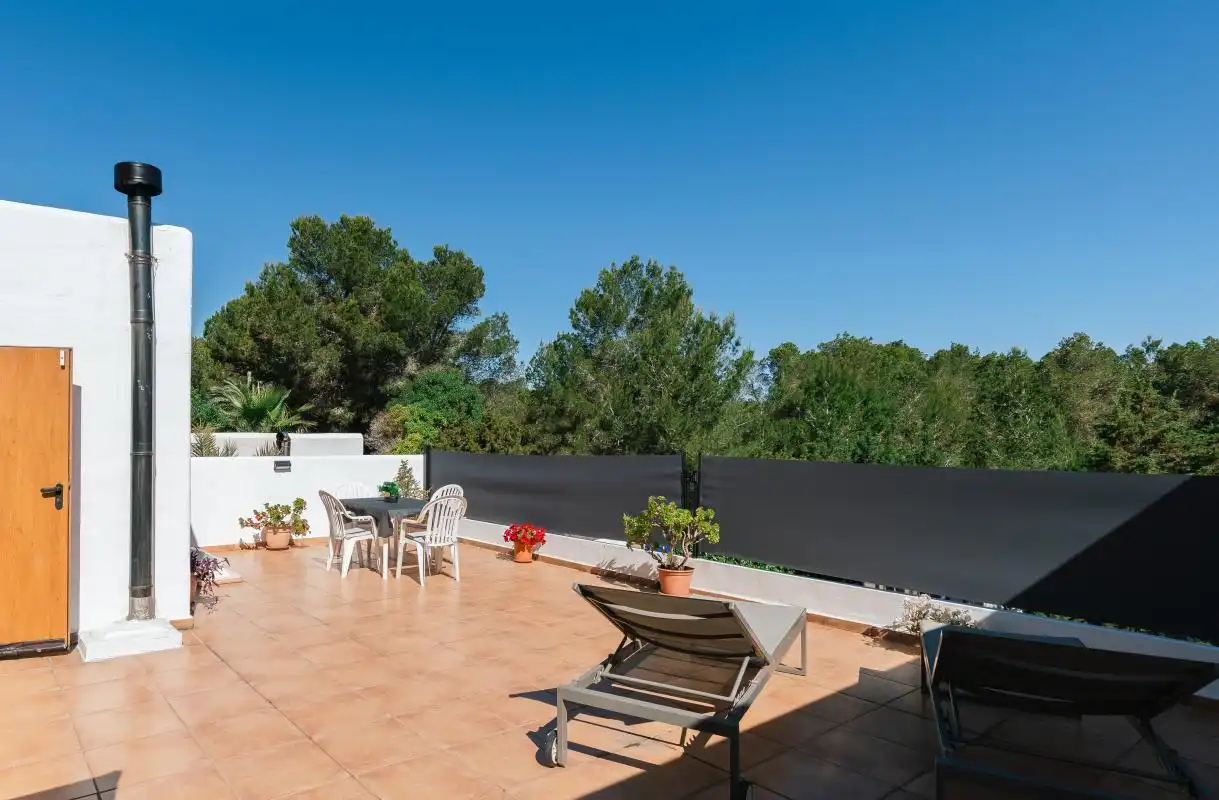 Terrassa de Casa adosada en venda en Sant Josep de sa Talaia amb Aire condicionat, Calefacció i Jardí privat